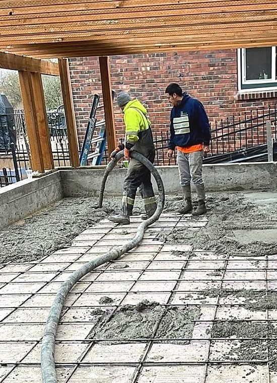 Concrete pour day