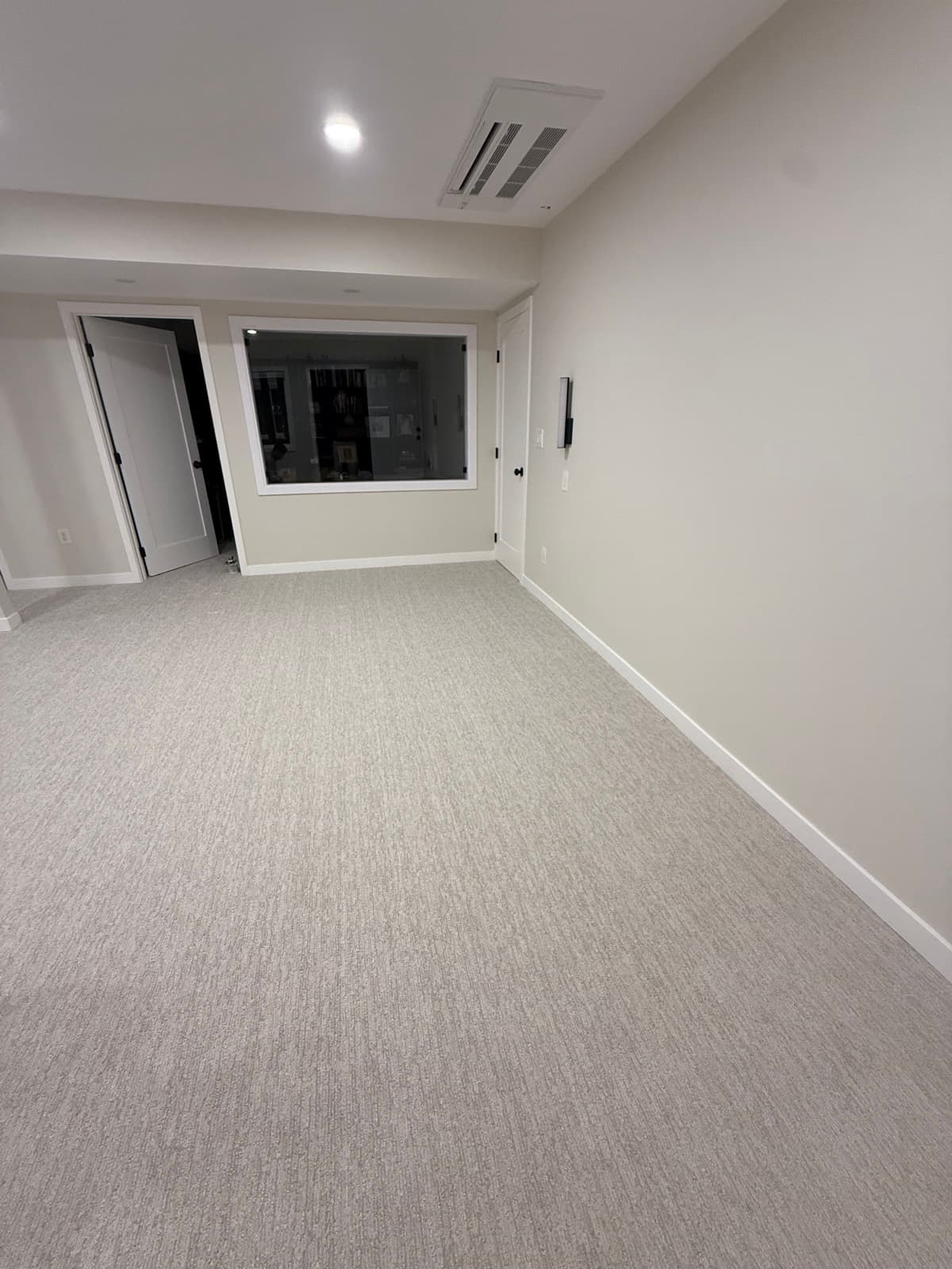 Finished basement ADU interior detail by MNBE Construction & Development