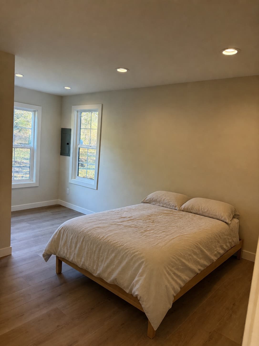 Finished interior