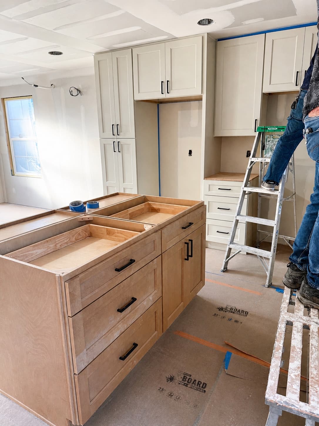 Cabinet install