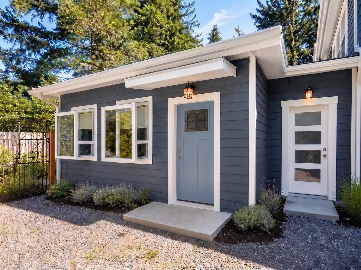 Finished attached ADU in Bellevue, WA built by MNBE Construction & Development