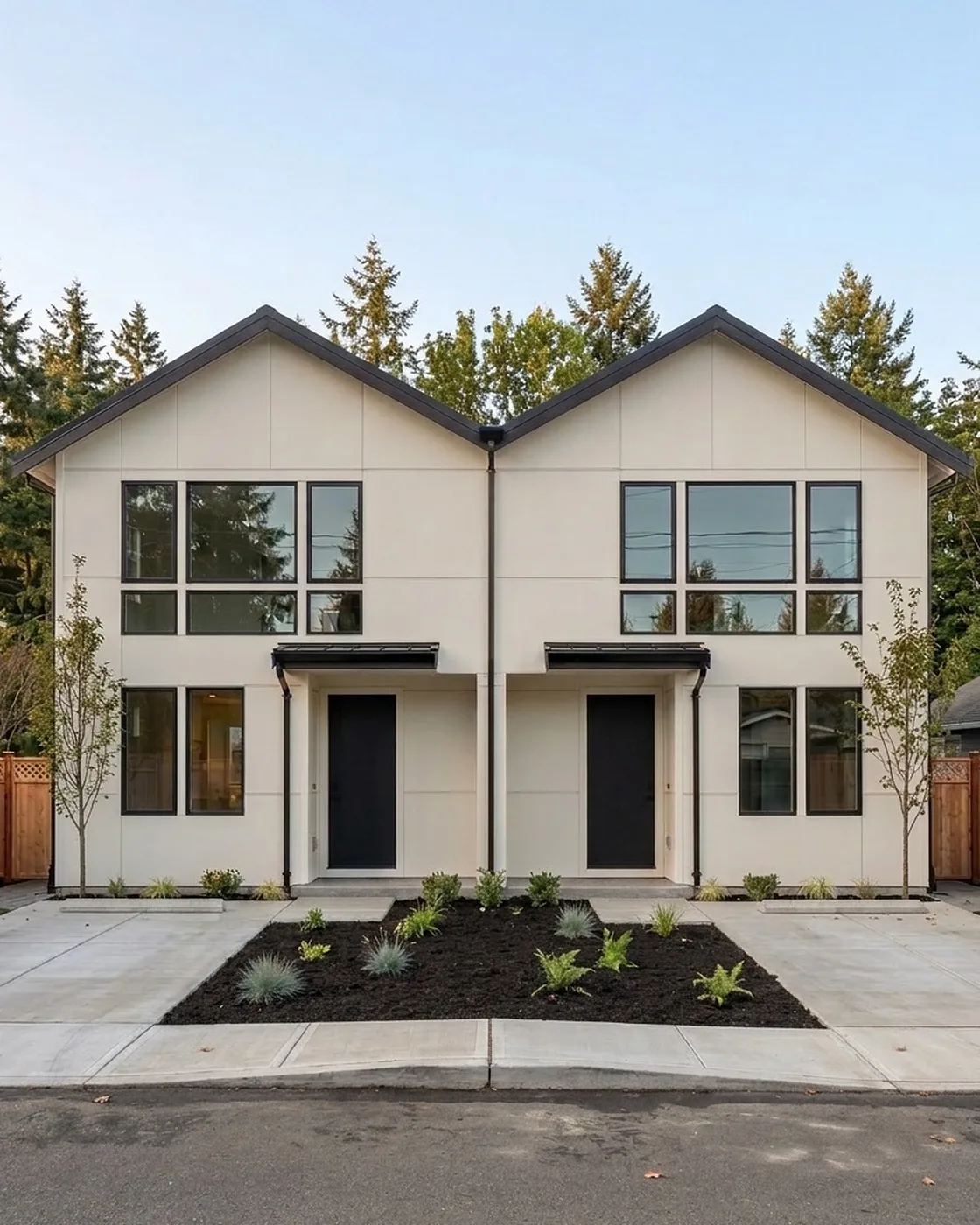 New custom home built on a cleared teardown lot in the Seattle area by MNBE