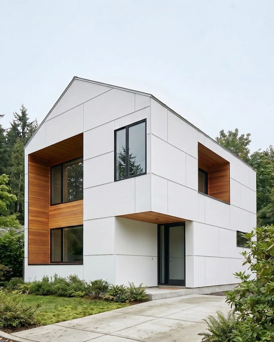 Modern two story custom home, MNBE design and build
