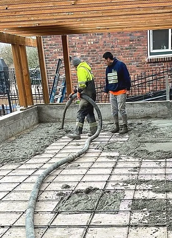 Concrete pour day