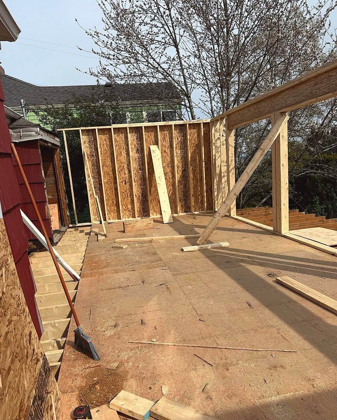 Walls go vertical