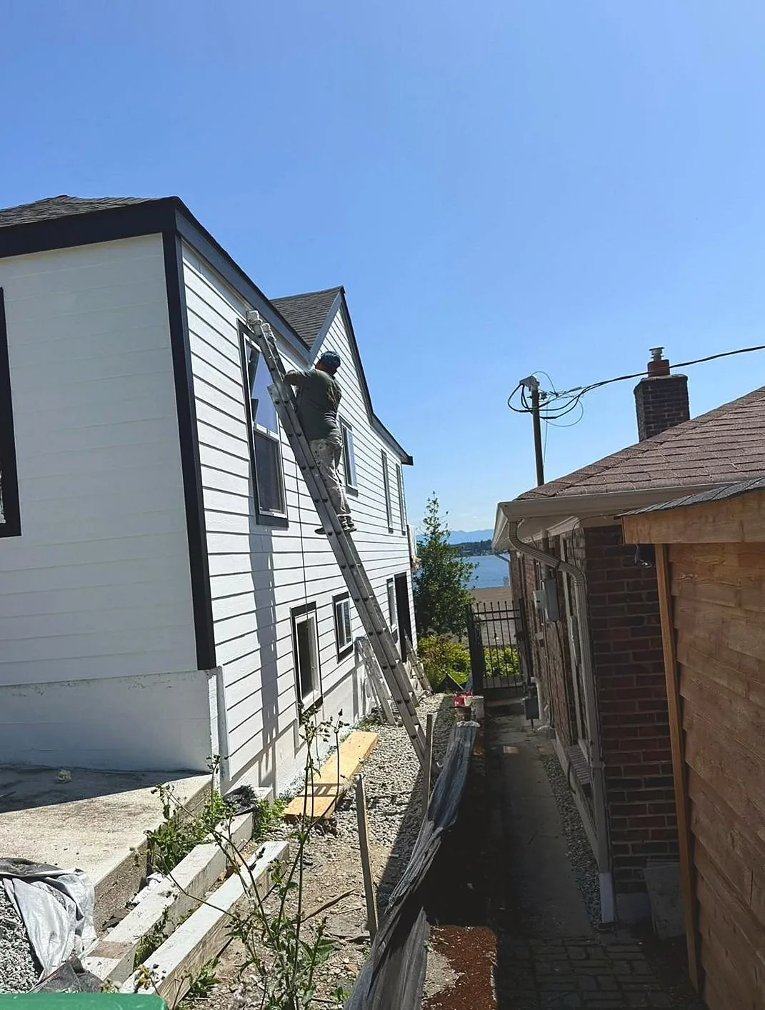 Hardie lap siding install