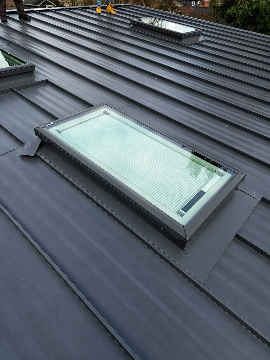 Standing seam metal roof
