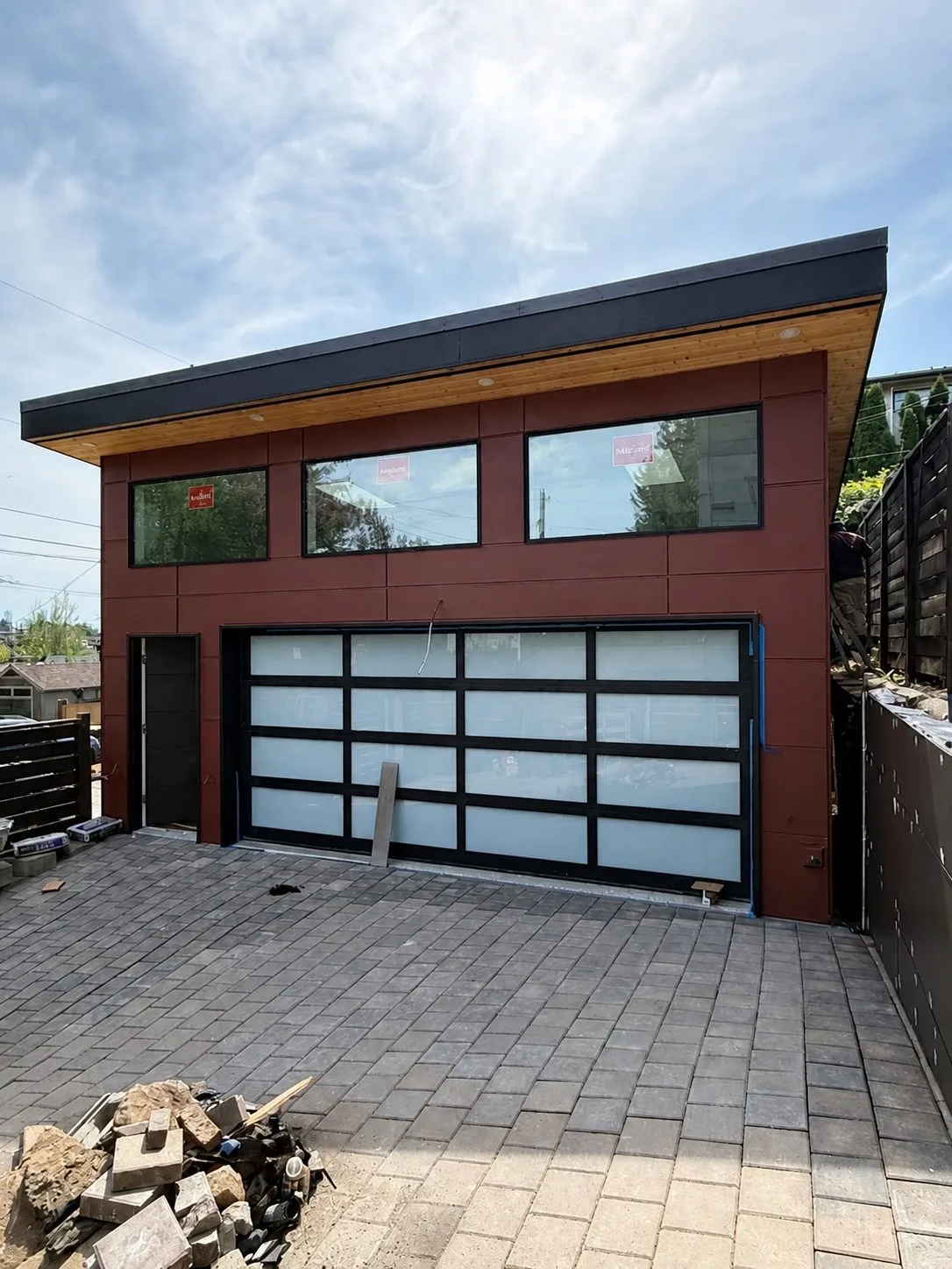 Exterior wrapped