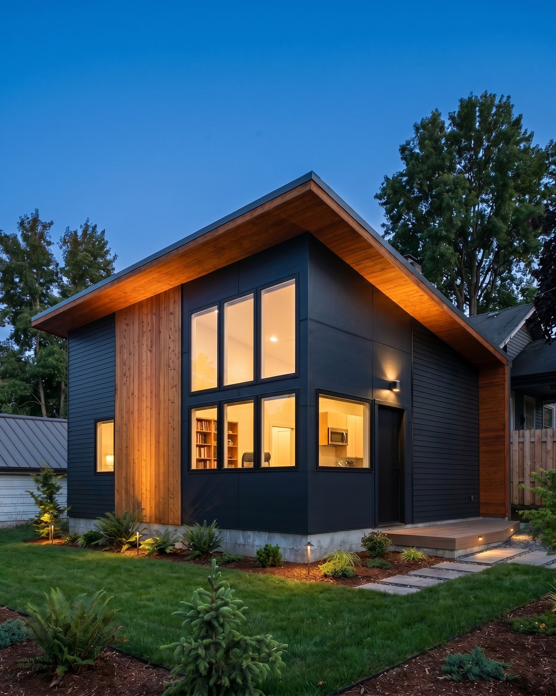 Architectural permit drawings and plan set prepared by MNBE for a City of Seattle SDCI building permit