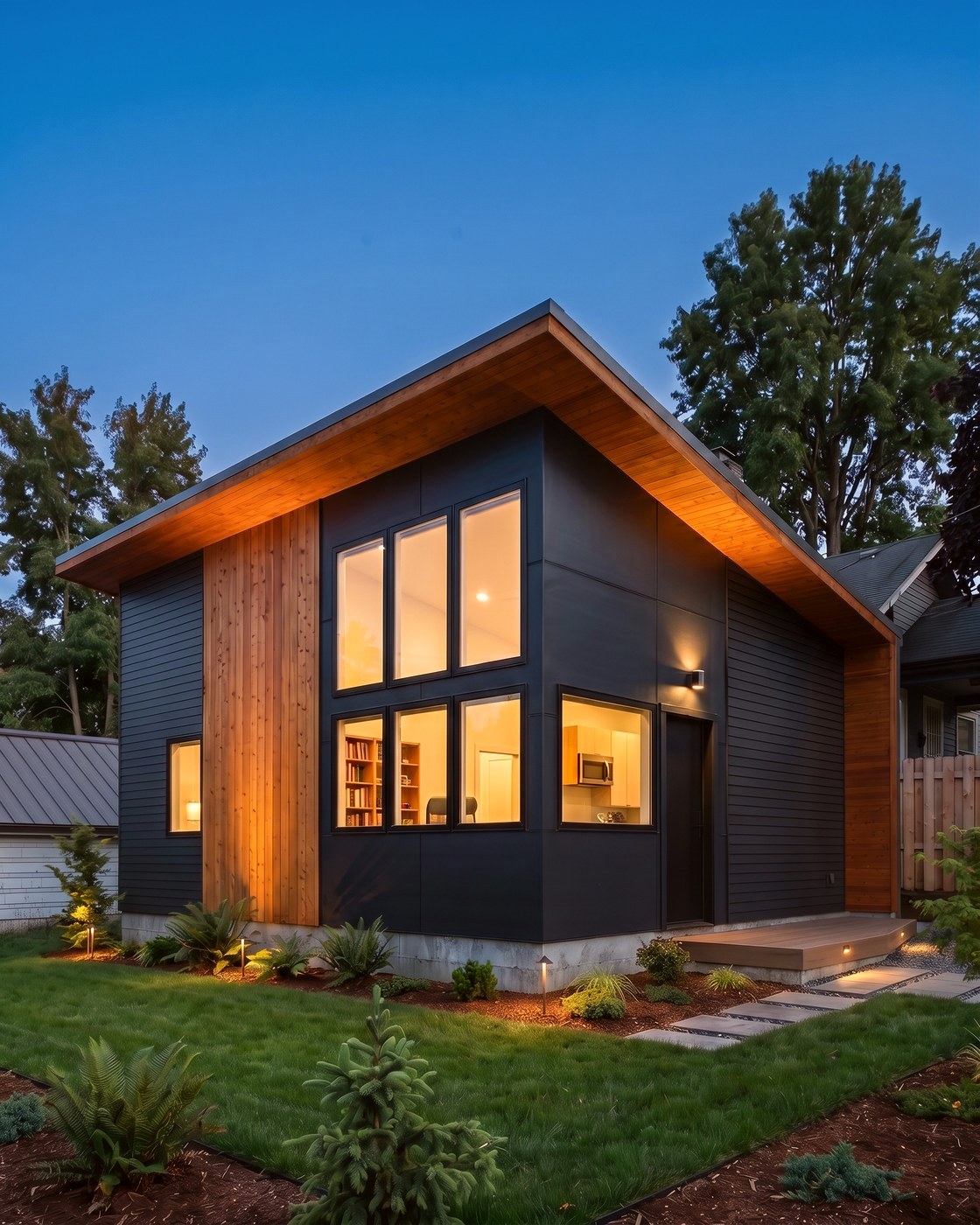 Architectural permit drawings and plan set prepared by MNBE for a City of Seattle SDCI building permit