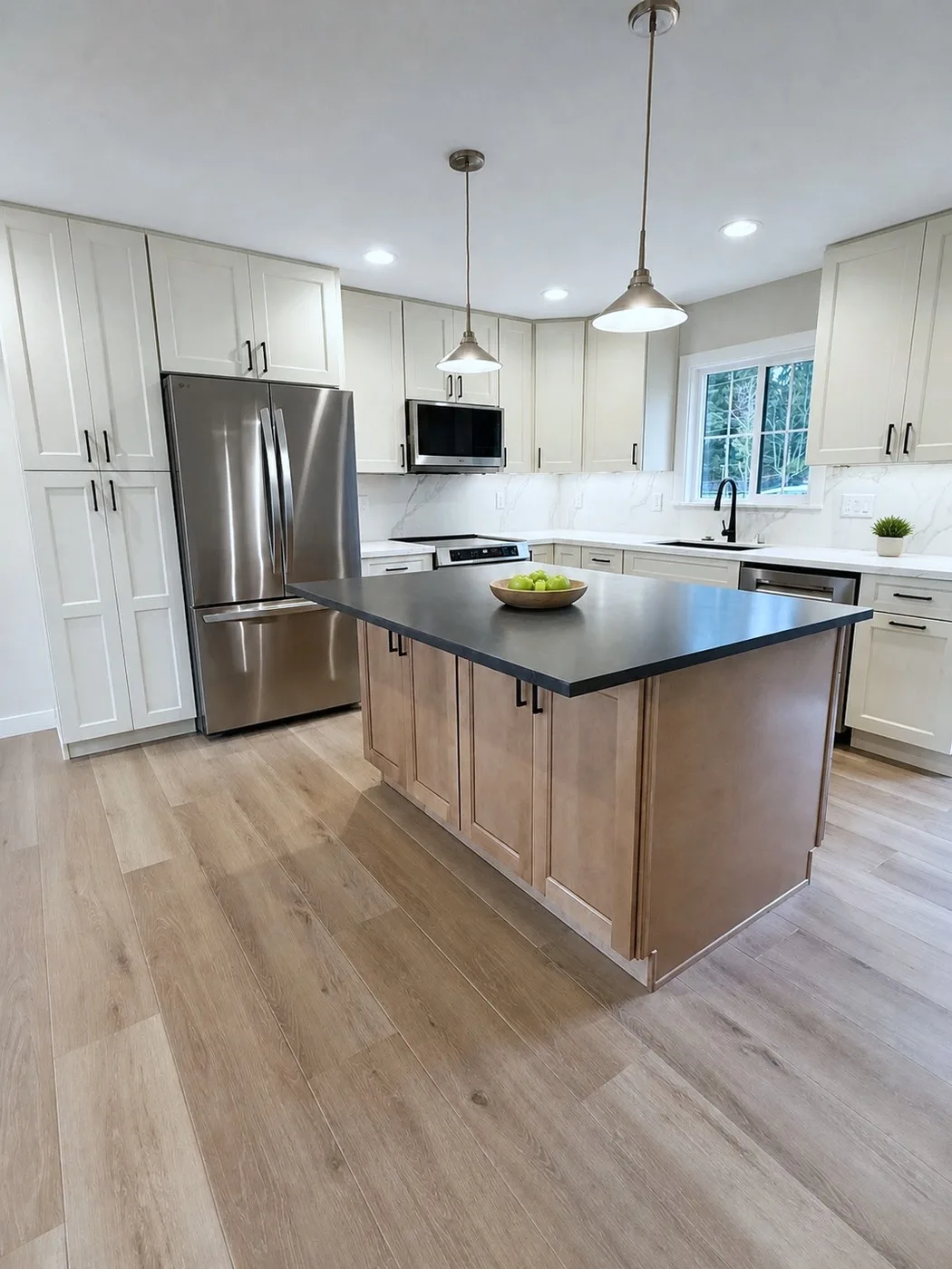 Finished kitchen