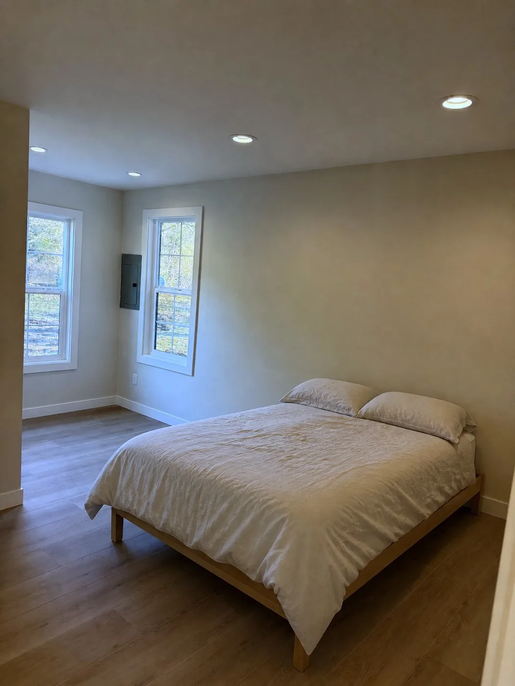 Finished interior