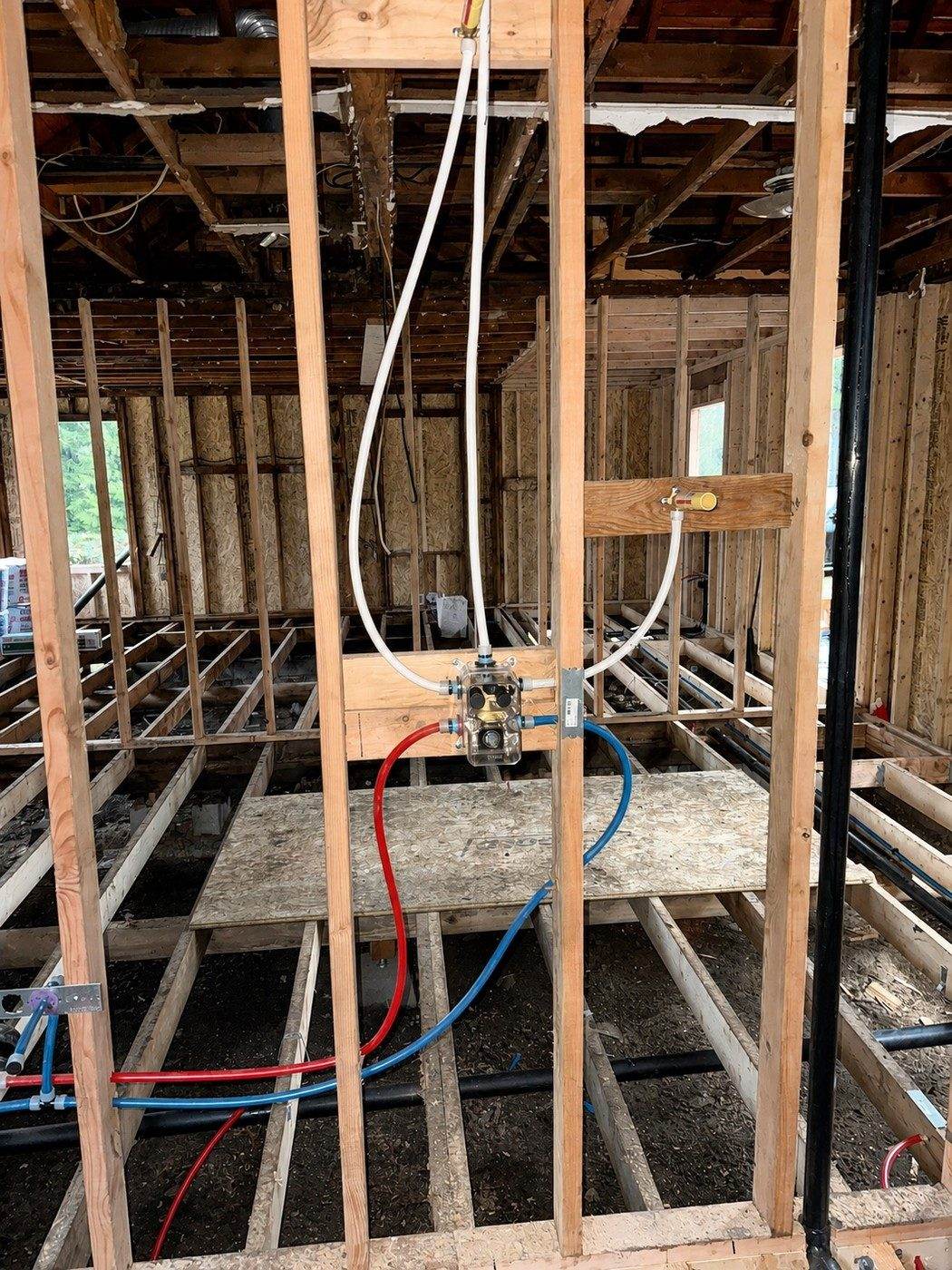 Plumbing rough-in