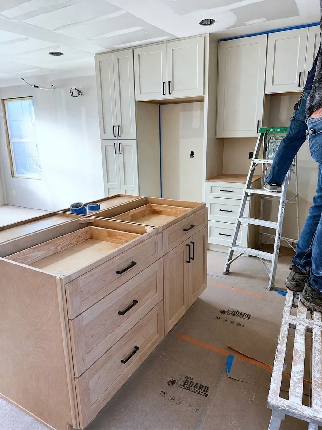 Cabinet install