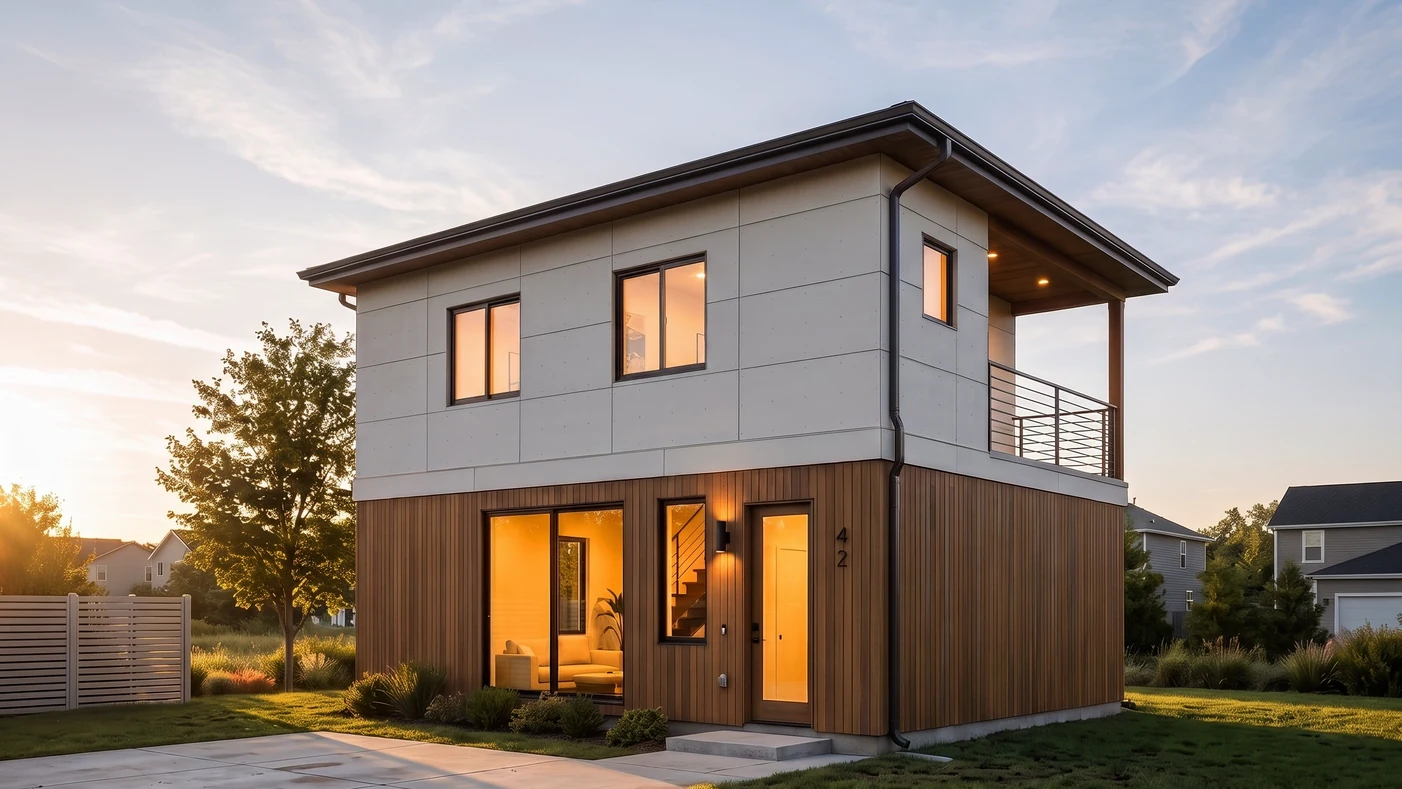 Two-Story DADU with Covered Deck in Everett, WA by MNBE Construction and Development