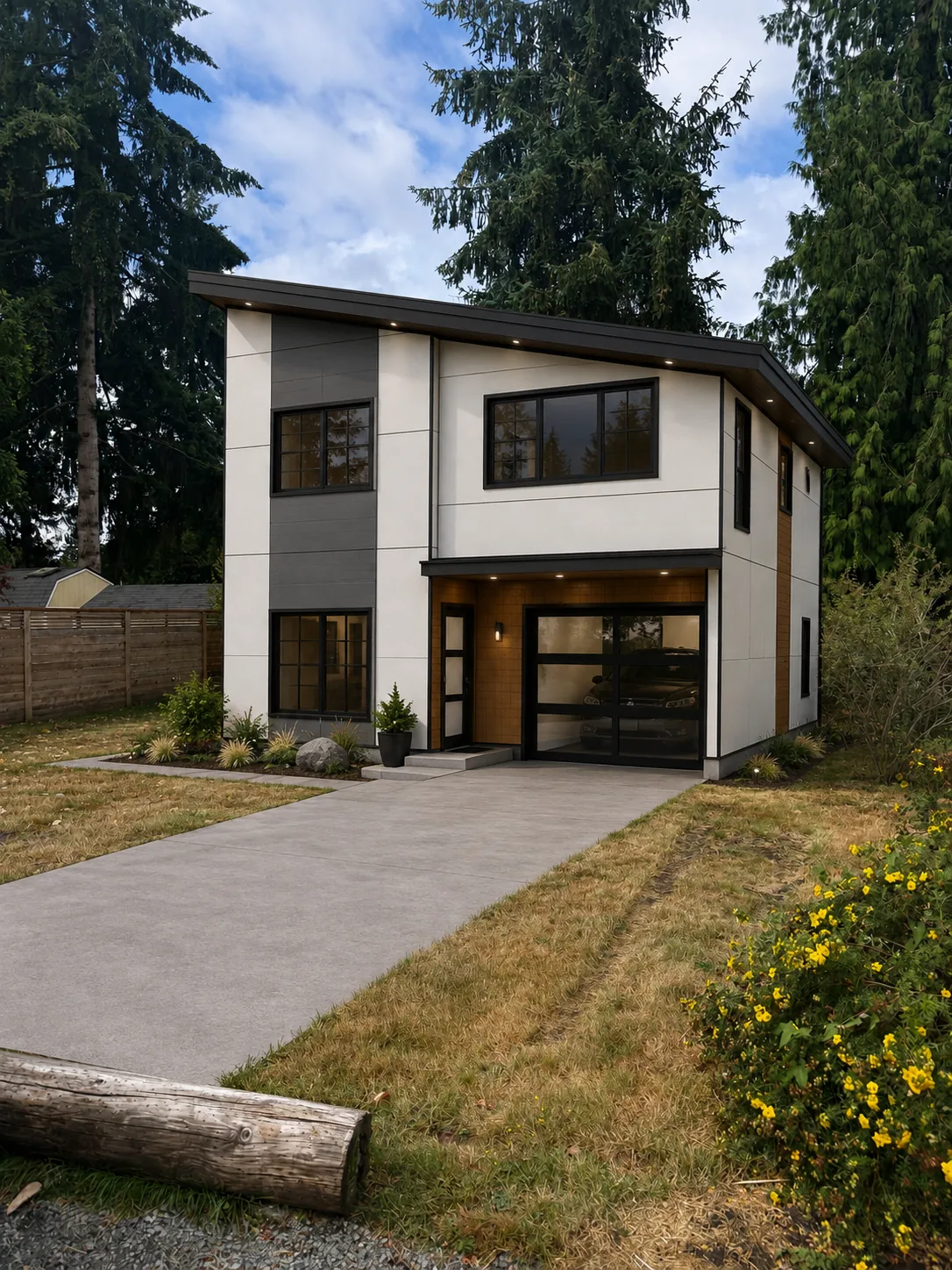 Exterior rendering 1 of the Kenmore project by MNBE Construction