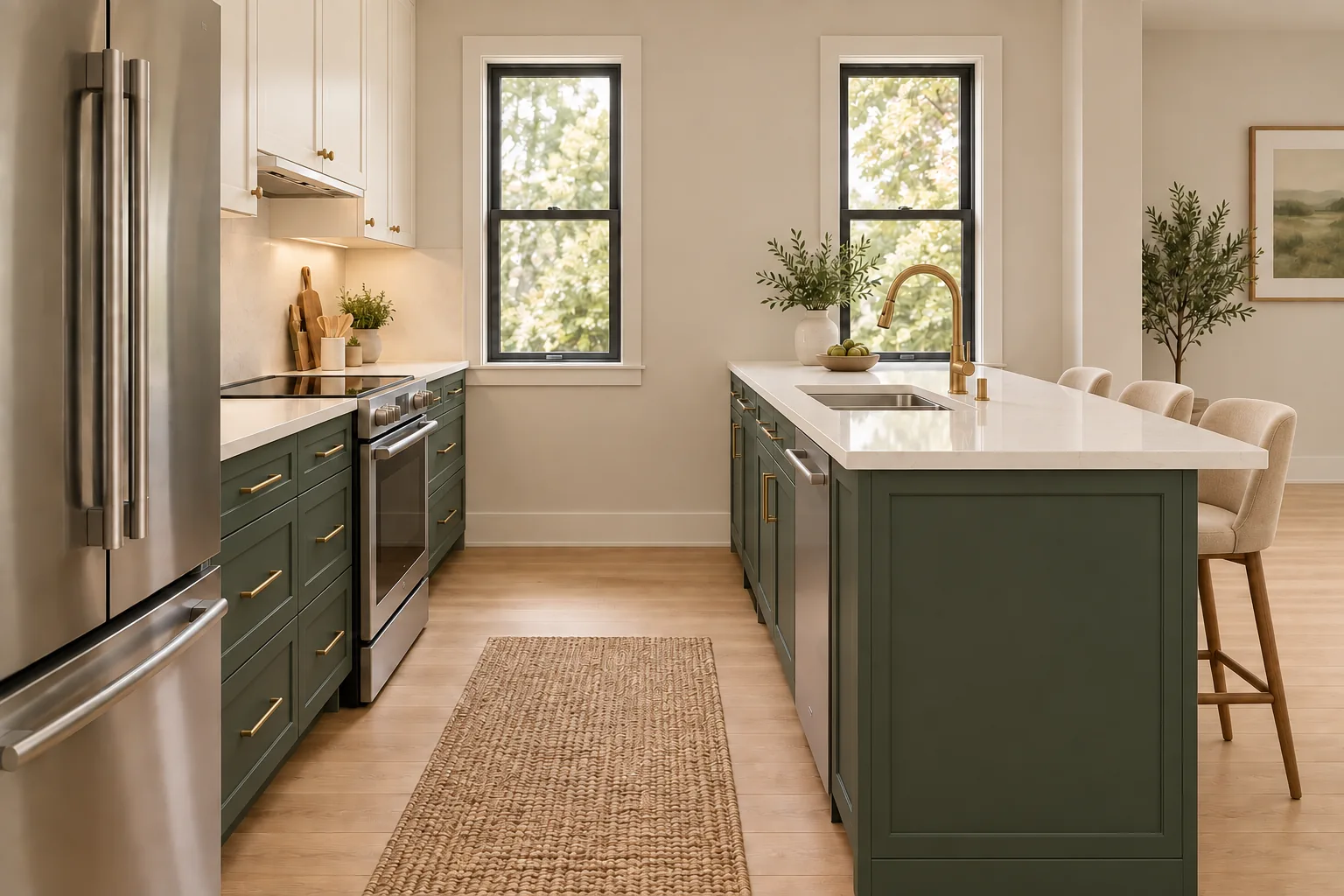Kitchen: Two-Story Home with Primary Suite in Kirkland, WA by MNBE Construction and Development