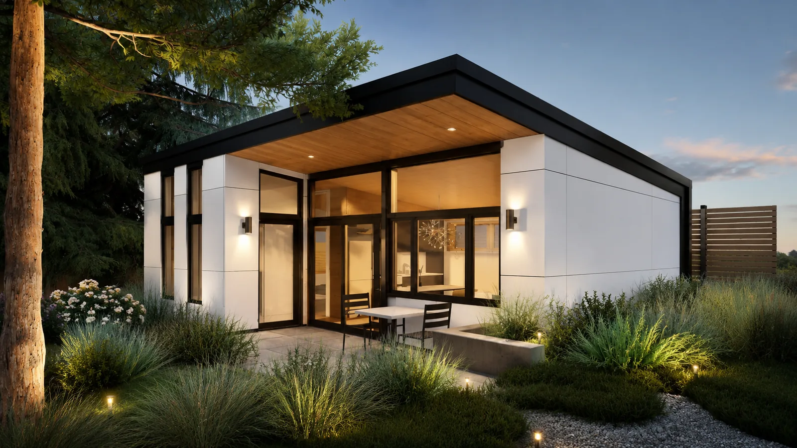 Exterior rendering 1 of the Kirkland — One-Bedroom project by MNBE Construction