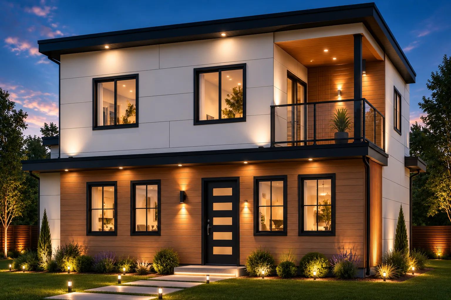 Exterior rendering 1 of the Kirkland project by MNBE Construction