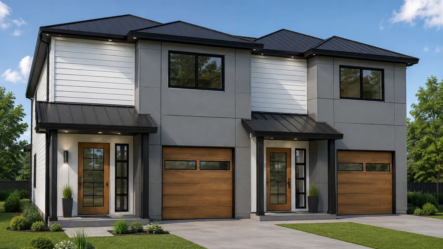 Attached Duplex Residence in Lynnwood, WA by MNBE Construction and Development