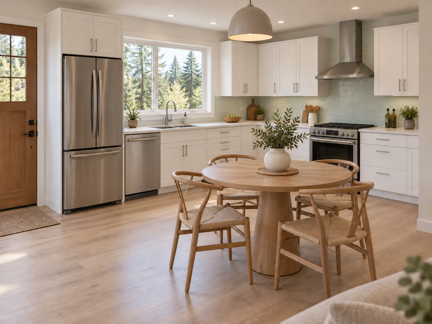 Kitchen & Dining: Modern Residence in Lynnwood, WA by MNBE Construction and Development