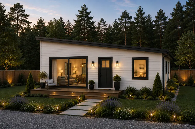 Single-Story Residence in Redmond, WA by MNBE Construction and Development, exterior rendering
