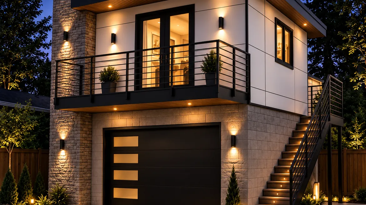 Studio DADU Above Garage in Seattle, WA by MNBE Construction and Development