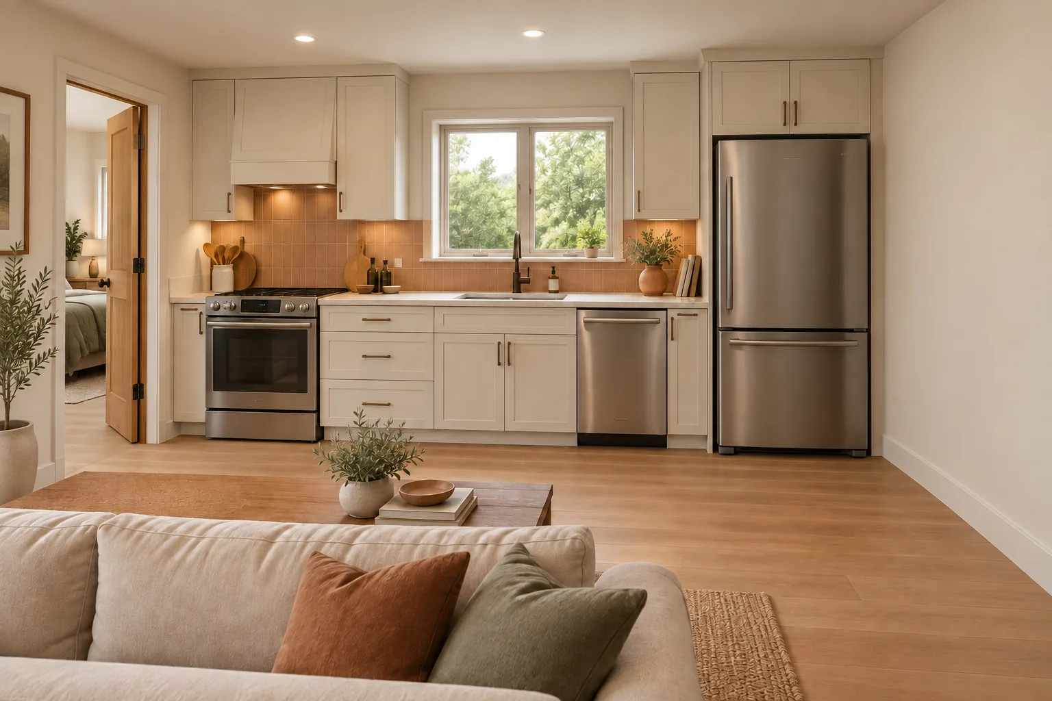 Kitchen: Investment Dwelling Unit in West Seattle, WA by MNBE Construction and Development