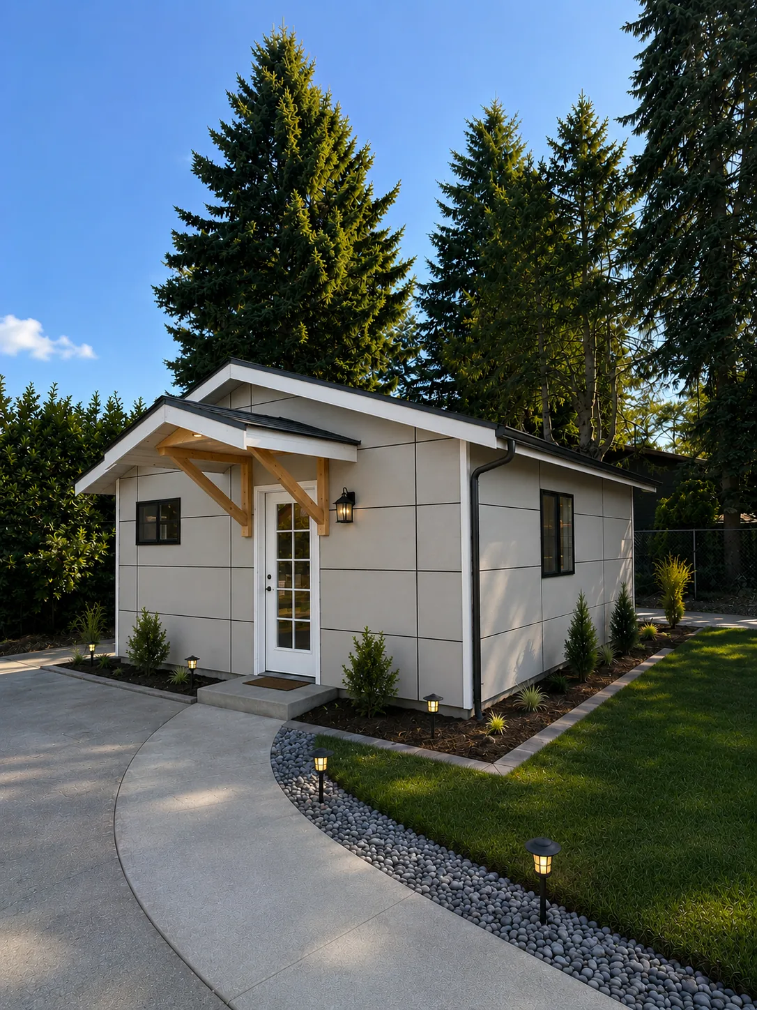 Exterior rendering 1 of the West Seattle project by MNBE Construction